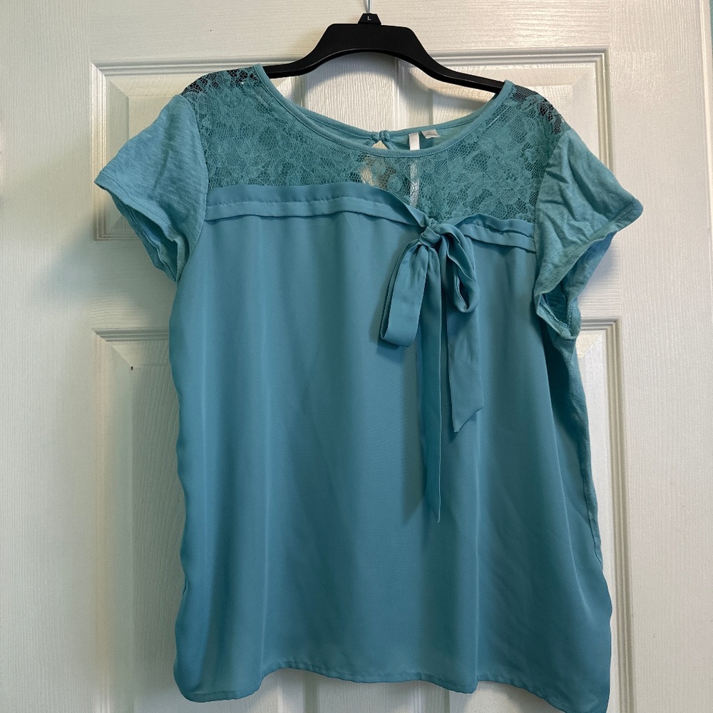 LC Conrad light blue blouse